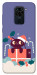 Чохол Christmas cat для Xiaomi Redmi 10X