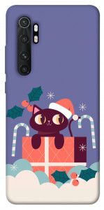 Чохол Christmas cat для Xiaomi Mi Note 10 Lite