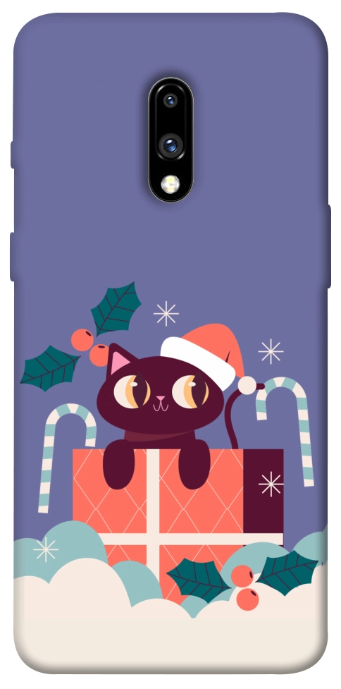 Чохол Christmas cat для OnePlus 7