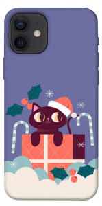 Чохол Christmas cat для iPhone 12