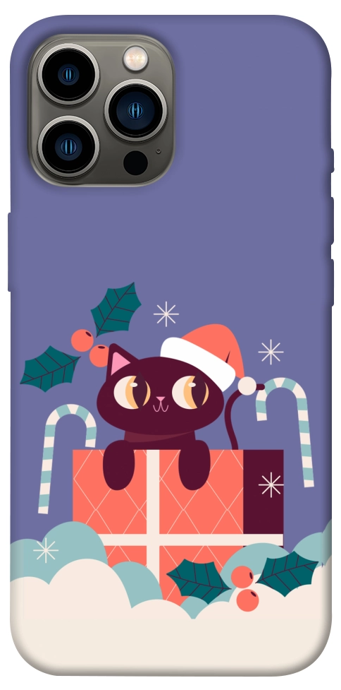 Чохол Christmas cat для iPhone 12 Pro Max