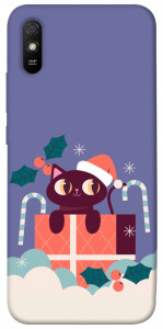 Чехол Christmas cat для Xiaomi Redmi 9A