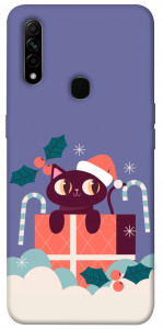 Чохол Christmas cat для Oppo A31