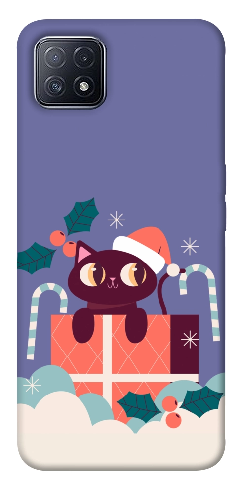 Чохол Christmas cat для Oppo A73