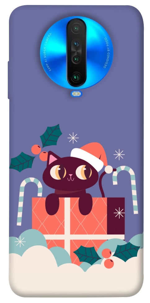 Чехол Christmas cat для Xiaomi Poco X2