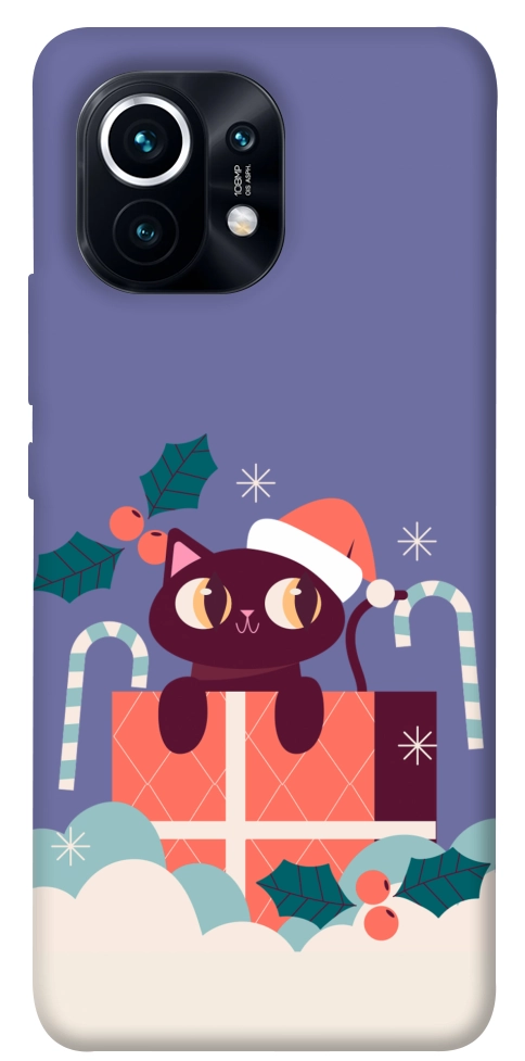 Чохол Christmas cat для Xiaomi Mi 11