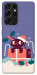 Чехол Christmas cat для Galaxy S21 Ultra