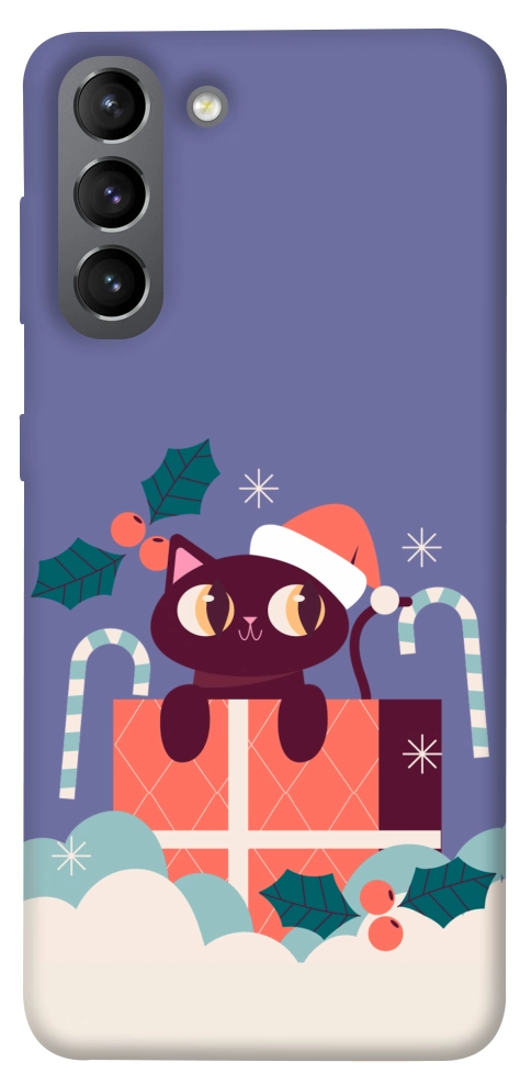 Чехол Christmas cat для Galaxy S21