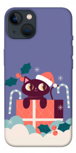 Чохол Christmas cat для iPhone 13