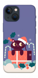 Чехол Christmas cat для iPhone 13 mini