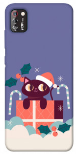 Чохол Christmas cat для TECNO POP 4 Pro