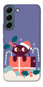 Чехол Christmas cat для Galaxy S22