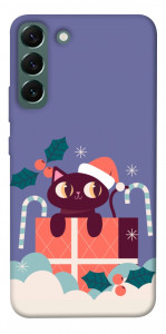 Чехол Christmas cat для Galaxy S22+