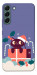 Чохол Christmas cat для Galaxy S22+