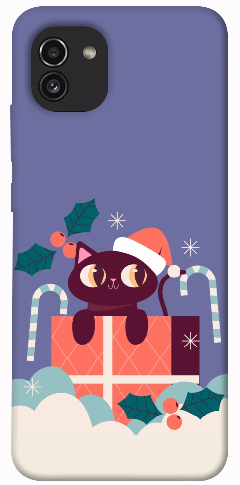 Чехол Christmas cat для Galaxy A03