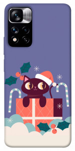 Чехол Christmas cat для Xiaomi Redmi Note 11 5G