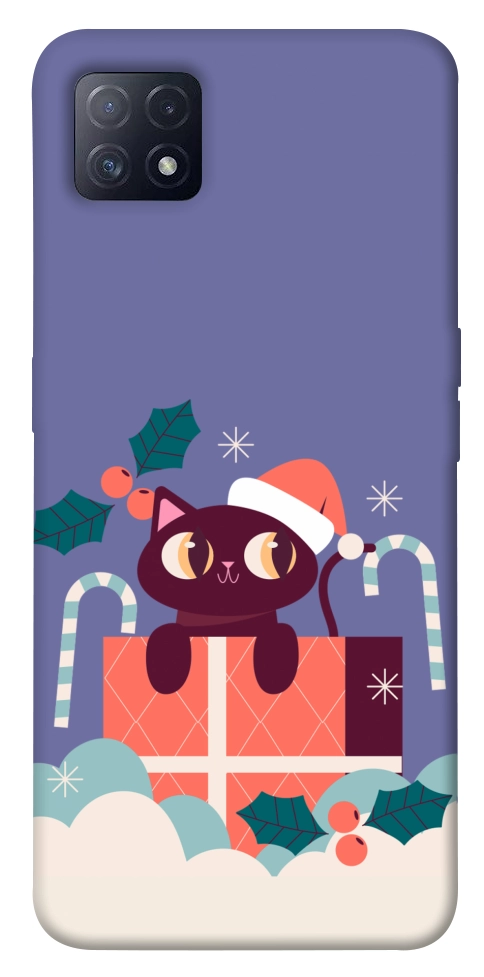 Чехол Christmas cat для Oppo A73 5G