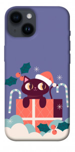 Чохол Christmas cat для iPhone 14