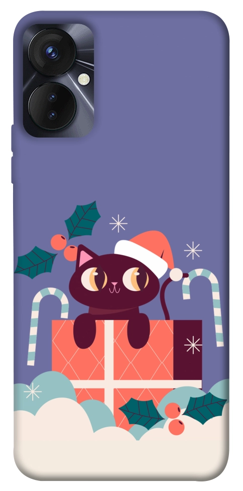 Чехол Christmas cat для TECNO Spark 9 Pro