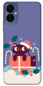 Чохол Christmas cat для TECNO Camon 19 Neo