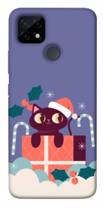 Чохол Christmas cat для Realme C21Y