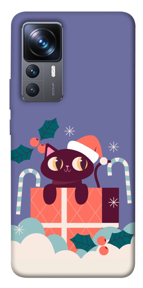 Чохол Christmas cat для Xiaomi 12T