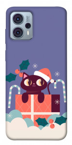 Чехол Christmas cat для Motorola Moto G23