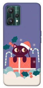 Чохол Christmas cat для Realme 9 Pro