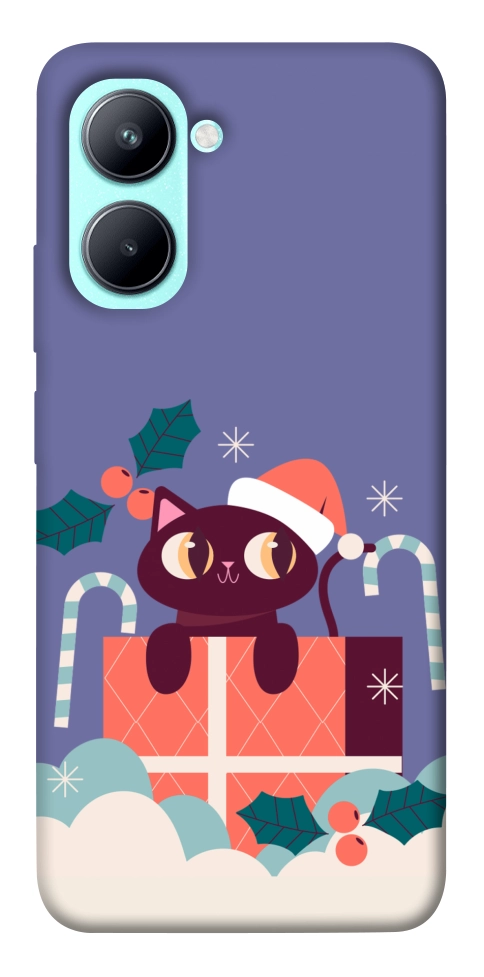 Чохол Christmas cat для Realme C33