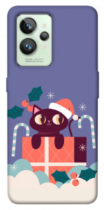 Чохол Christmas cat для Realme GT2