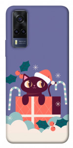 Чехол Christmas cat для Vivo Y53s