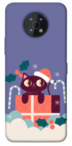 Чохол Christmas cat для Nokia G50