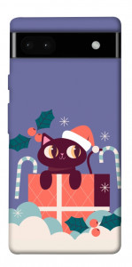 Чехол Christmas cat для Google Pixel 6A