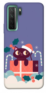 Чехол Christmas cat для Huawei nova 7 SE