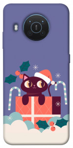 Чехол Christmas cat для Nokia X20