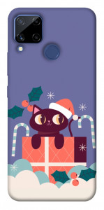 Чехол Christmas cat для Realme C15