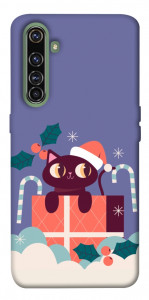 Чохол Christmas cat для Realme X50 Pro