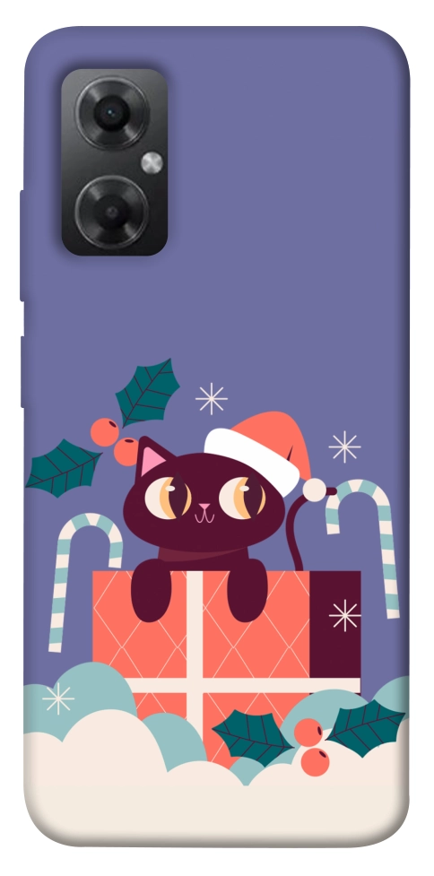 Чехол Christmas cat для Xiaomi Redmi Note 11R