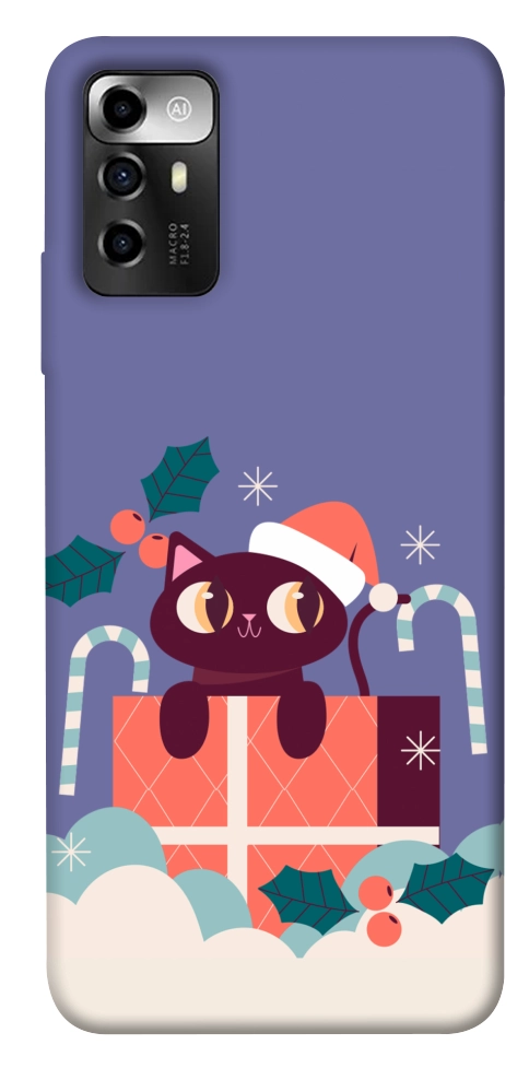 Чехол Christmas cat для ZTE Blade A72