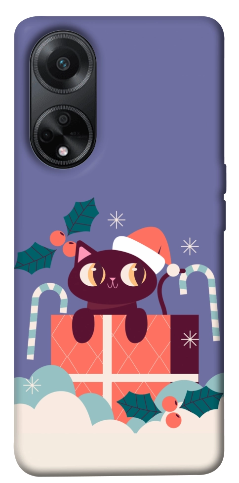 Чехол Christmas cat для Oppo A98