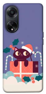 Чохол Christmas cat для Oppo A98