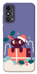 Чехол Christmas cat для ZTE Blade A53