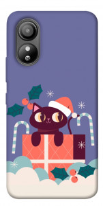 Чехол Christmas cat для ZTE Blade L220