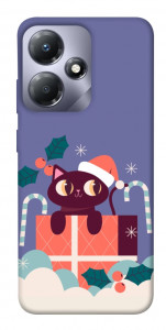 Чехол Christmas cat для Infinix Hot 30 Play