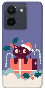 Чохол Christmas cat для Vivo Y36