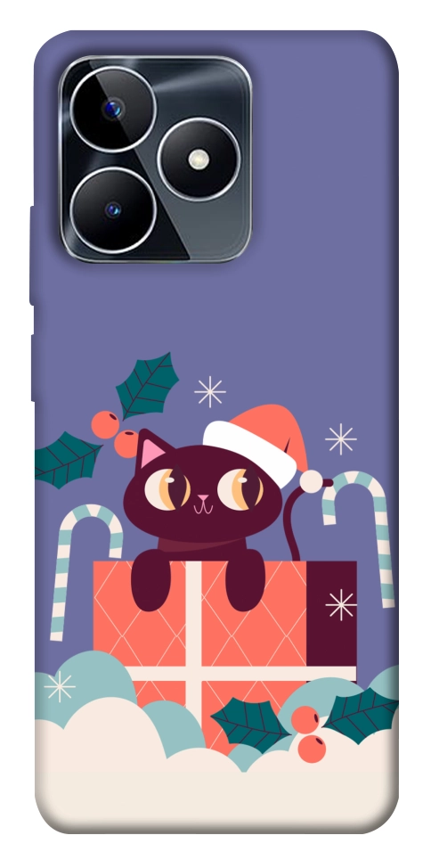 Чохол Christmas cat для Realme C53