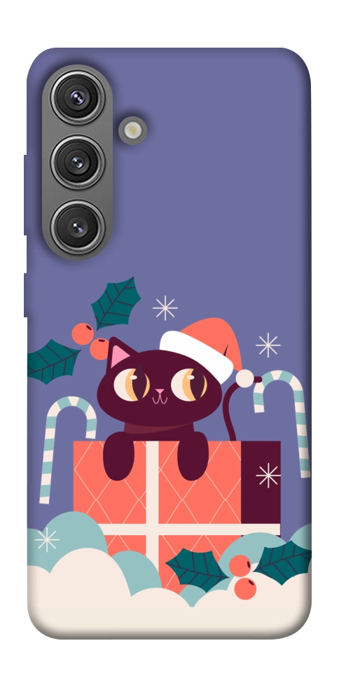 Чехол Christmas cat для Galaxy S24