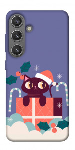 Чехол Christmas cat для Galaxy S24