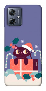 Чехол Christmas cat для Motorola Moto G54