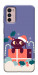 Чехол Christmas cat для Motorola Moto G42